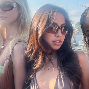 Kate Spade Brown Sunglasses with Pink Case